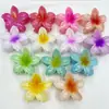 Novedad Pinza de Flor de Huevo Pinza de Pelo de Flor de Colores Retro Europea y Americana Pinza Lateral para Cabello de Mujer Pinza de Tiburón para Media Cabeza