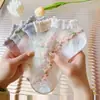 Meias femininas da moda meias de seda de vidro estilo fresco respiráveis absorventes de suor casuais estilo doce padrão floral meias femininas meias de renda