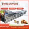 Carne de porco trotters salsicha assada pasteurizador pimenta em conserva fatias de raiz de lótus esterilização em baixa temperatura limpeza secagem ao ar linha de montagem