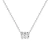 Colgante de Collar Auténtico de Plata Pura 999 con Forma de Cintura Pequeña para Mujer, Oro Rosa, Diseño de Nicho de Alta Gama, Cadena Versátil para Clavícula