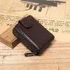 Porta-Cartão de Habilitação, Textura de Couro Genuíno, Carteira de Motorista Masculina, Tudo-em-Um, Dois-em-Um, Livro Personalizado de Proteção para Habilitação, Criativo e de Alta Qualidade