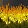 Luzes Solares de Chão em Formato de Espiga de Trigo para Exterior Luzes de Chão Solares LED Simuladas para Decoração de Jardim Luzes de Gramado Externas