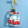 Suporte de Secador de Cabelo Sem Furos Preguiçoso Prateleira de Armazenamento Doméstica Montada na Parede do Banheiro Assento de Fixação Rotativo Multifuncional para Secador
