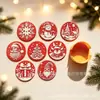 Navidad Transfronteriza Nuevo Producto Posavasos Temáticos Navideños Posavasos de Diseño Creativo Impresos en 3D