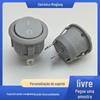 Interruptor de balancim redondo cinza 23mm interruptor de balancim redondo cinza KCD1 abertura 20mm interruptor redondo cinza