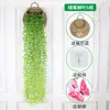 Decoración para Colgar en la Pared Hoja de Sauce Artificial Flores Falsas para Pared Interior Plantas Verdes Cesta Colgante Plantas Colgantes de Enredaderas de Hojas de Sauce Llorón Falsas de Plástico