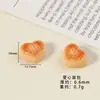 Accesorios para Joyería DIY de Resina Juguete de Comida Artificial en Miniatura Serie de Pan Pegamento de Crema Parche para Funda de Teléfono Móvil Parche para Refrigerador