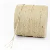 400 m/1000 m Accesorios Hechos a Mano DIY Cuerda Fina de Yute de Una/Dos Hilos Yute Natural de Alta Calidad Embalaje en Rollo Cuerda