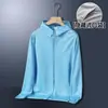 Camisa protectora solar de seda helada de verano directa de fábrica, de manga larga, ultradelgada, transpirable, casual, versátil, resistente a los rayos UV, de secado rápido, ropa protectora solar