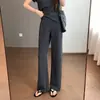 Conjunto Casual de Calça e Camiseta Gola Careca Rivet Lenzing Modal Lavado à Areia Toque Nu Fresco e Respirável Verão H052910