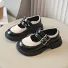 Zapatos de Cuero para Niños 2026 Primavera y Otoño Nuevo Estilo Zapatos para Niñas Zapatos Negros Individuales para Niñas Pequeñas Zapatos de Rendimiento Estilo Británico Zapatos para Bebés