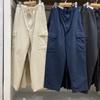 Pantalones/pantalones de trabajo casuales holgados lavados para hombre y mujer japoneses 473177/474100