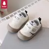 [Oferta especial! Sapatos de Criança] Bebê Bebê Sapatos de Lona de Boca Quadrada Laço Polkdot Menina Sapatos de Criança