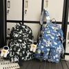 Mochila de camuflaje de gran capacidad para pareja de astronautas, mochila casual para estudiante universitario, combina con todo, mochila escolar moderna y genial para hombre