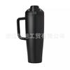 Taza de coche transfronteriza de 40 oz, gran capacidad, doble capa de vacío, con asa y pajita, taza de aislamiento para el hogar, personalización