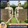 Esculturas de Guerreiros para Exportação, Especificamente para Pátios de Igrejas, Apresentando Santos, Esculturas Redondas para Jardins de Clubes, e Estátuas Clássicas