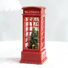 Lámpara de Viento Navideña Lámpara de Cristal Lámpara de Papá Noel Decoración para Fiesta de Navidad Adornos Navideños Regalos de Navidad