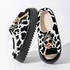 Exclusivo para Fábrica de Pantuflas de Lino y Algodón para Animales Transfronteriza Hombres Mujeres Primavera Verano Otoño Pantuflas de Pareja POD Fábrica JIT Transfronteriza Dropshipping