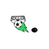 Broche de Lembrança de Futebol 2026 Desenho Animado Fofo Metal Colecionável para Fãs Presente Emblema Esportivo