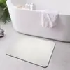 Tapetes de piso de terra de diatomáceas rígidos feitos sob medida para banheiros, tapetes absorventes, tapetes antiderrapantes para uso doméstico, tapetes de piso de terra de diatomáceas naturais