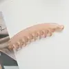Novo Presilha Banana de Plástico de Alta Qualidade com Dentes para Grande Volume de Cabelo, Presilha Vertical Fashion, Base de Presilha Acessório Fresca e Doce
