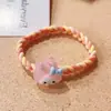 Corda de Cabelo Sanrio Colorida Trançada Acessórios de Cabelo de Alta Elasticidade Fofa Kulomi Acessórios de Cabelo Femininos Corda de Cabelo de Desenho Animado Melody