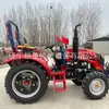 Tractor Arado Rotatorio Agrícola Modelo 504 Qilu Changli, Tractor de Cuatro Ruedas de 50 Caballos de Fuerza para Operación en Plataforma Plana