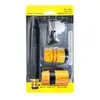 Set Completo de Pistola de Agua a Presión para Lavado de Autos de Venta Caliente al por Mayor para Uso Doméstico, Pistola de Agua Rocket Negra para Limpieza de Pisos con Conector Universal y Juego de Carcasa de Espuma