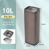 Cubo Comercial de Acero Inoxidable para Residuo de Té con Tubería de Drenaje, Cubo con Filtro Separador de Desechos de Té, Cubo Grande de Agua para Preparar Té en la Sala de Té