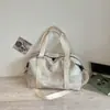 Bolsa de Viagem Curta Feminina Moderna Tendência Grande Capacidade Leve Bolsa de Mão para Bagagem Casual Separação Seco-Molhado Bolsa para Fitness