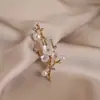 Broche de Borboleta em Metal, High-End, Acessórios de Luxo Acessível de Nicho, Corsage Fashion Retro, Alfinetes de Roupa, Joias Anti-Exposição