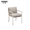 Mesas e Cadeiras Externas Amplas Cadeiras de Rattan para Varanda Casa Moderna Jardim Externo Terraço Quintal Mesa de Jantar Cadeira de Lazer no Pátio