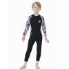 Traje de neopreno de 2.5 mm para niños, cálido para snorkel y entrenamiento de surf, traje de baño anti-medusas R003 Buceo libre Secado rápido Dibujos animados