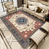 Alfombra Bohemia Vintage Turca para Sala de Estar Alfombra para Mesa de Centro Estilo Europeo Persa para Oficina Alfombra de Piso