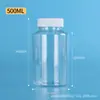 En Stock Botellas Pequeñas de Medicina de 30 ml, Botellas de Plástico para Mascotas de Boca Ancha, Botellas Transparentes de Plástico, Botellas para Cuentas, Botellas Cuadradas Pequeñas para Cápsulas, Botellas de Medicina