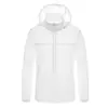 Roupa de Proteção Solar Casual Moda Verão Masculina e Feminina de Seda Gelada Absorvente de Suor Secagem Rápida Jaqueta Cor Sólida Gola Alta Roupa de Proteção Solar Solta Tendência Marca