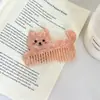 Nuevo cepillo para el pelo de animal de dibujos animados, lindo y adorable gato, perro, pato cepillo para el pelo, cepillo de maquillaje de acetato portátil de alta estética