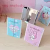 Espelho Dobrável de Três Dobras Fofo de Desenho Animado Kulomi Espelho de Maquiagem de Mesa para Dormitório Estudantil Espelho de Maquiagem Portátil Dobrável com Porta Dupla