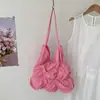 Bolso de Nube Plegado Estilo Coreano 2026 Nuevo Bolso Tote de Gran Capacidad Bolso de Hombro con Diseño Simple Coreano de Nicho