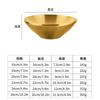 Cubo Tazón de Acero Inoxidable 304 de Doble Capa Anti-Escaldadura Transfronterizo Tazón para Ramen de Hotel Tazón Japonés Aislante del Calor Cuenco para Cocinar Tazón para Sopa y Fideos