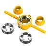 Dispositivo de rosqueamento de tubo de água de 6 peças, terno de matriz para tubo de água ppr, artefato de rosqueamento, ferramenta de máquina de rosqueamento de matriz para tubo de plástico