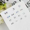 Taladro de uñas mixto Mini tamaño pequeño arte de uñas plano forma especial diamante mixto k 9luz de luna blanco joyería para uñas al por mayor