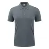 Camiseta gola lapela cor sólida logo workwear camisa polo grupo corporativo publicidade camisa cultural t-shirt workwear manga curta