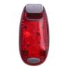 Luz de pulso LED mini lanterna ao ar livre impermeável esportes lanterna traseira de bicicleta luz de corrida luz de emergência de aviso de emergência