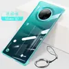 Funda para teléfono móvil Huawei mate30pro para 5G ultrafina transparente edición limitada para hombre y mujer pantalla curva sin marco personalidad