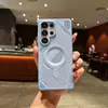 Funda de teléfono magnética colorida con refrigeración, adecuada para Samsung S26Ultra, funda protectora anticaídas de alta gama para S25Ultra