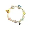Nuevo Lindo Pulsera de Estrella Chiikawa Little Ji Yi para Mujer, Pulsera de Perlas Dulce y Versátil de Verano para Niñas