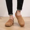 Nuevos Zapatos Birkenstock para Hombre Retro Versátiles de Primavera y Otoño, Uso Bidireccional, Zapatos Casuales Deslizables de Exportación, Mocasines tipo Mule con Aumento de Altura