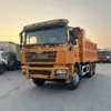 Exportación de Camión Volquete Remanufacturado Shacman 6*4 Personalizado África Shacman Usado Ingeniería Minería Escoria Camión Volquete de Tierra