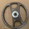 Accesorios para tractor de tres y cuatro ruedas volante de tres horquillas volante de llave única agujero grande agujero pequeño con volante estriado de bola